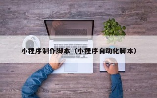 龙海小程序制作脚本（小程序自动化脚本）